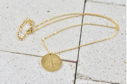 Scale zodiac necklace
