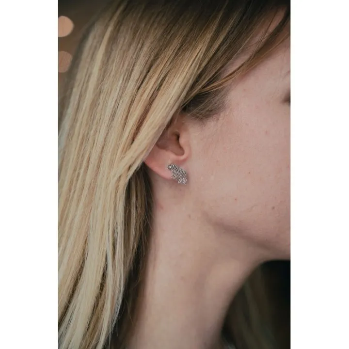 PUCE CHAINETTES ACIER INOXYDABLE SILVER PETIT PRIX