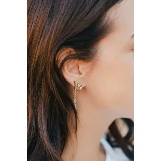 PUCE BARRE ET CHAINETTE ACIER INOXYDABLE SILVER PETIT PRIX