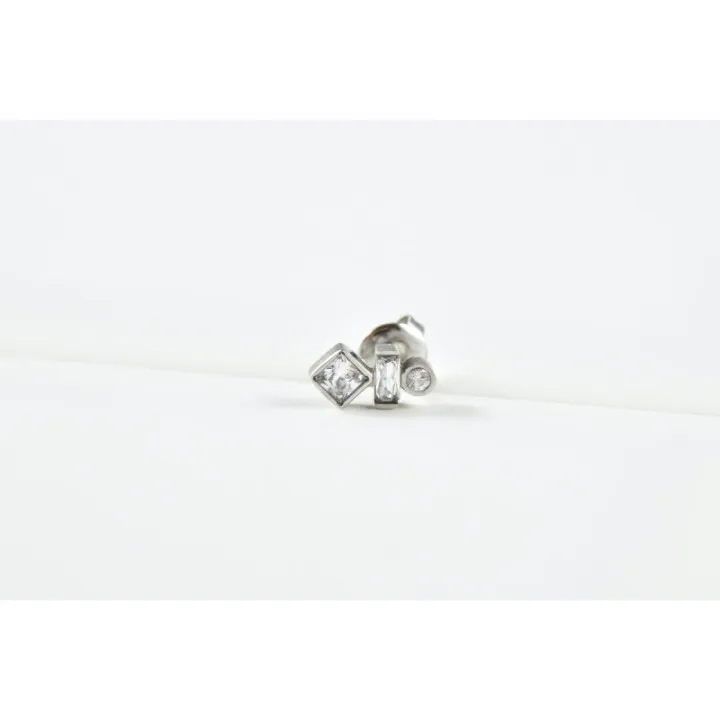 FAUX PIERCING ETOILE ACIER INOXYDABLE SILVER PETIT PRIX