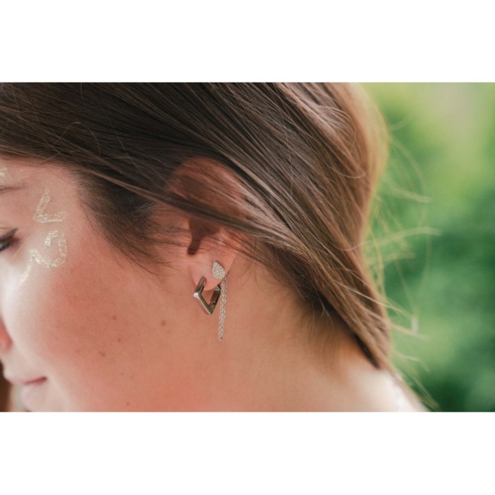 FAUX PIERCING ETOILE ACIER INOXYDABLE SILVER PETIT PRIX