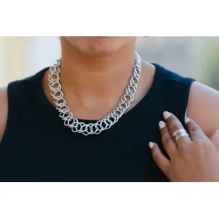 CORDON DE TELEPHONE GROSSE MAILLE MARRON PETIT PRIX