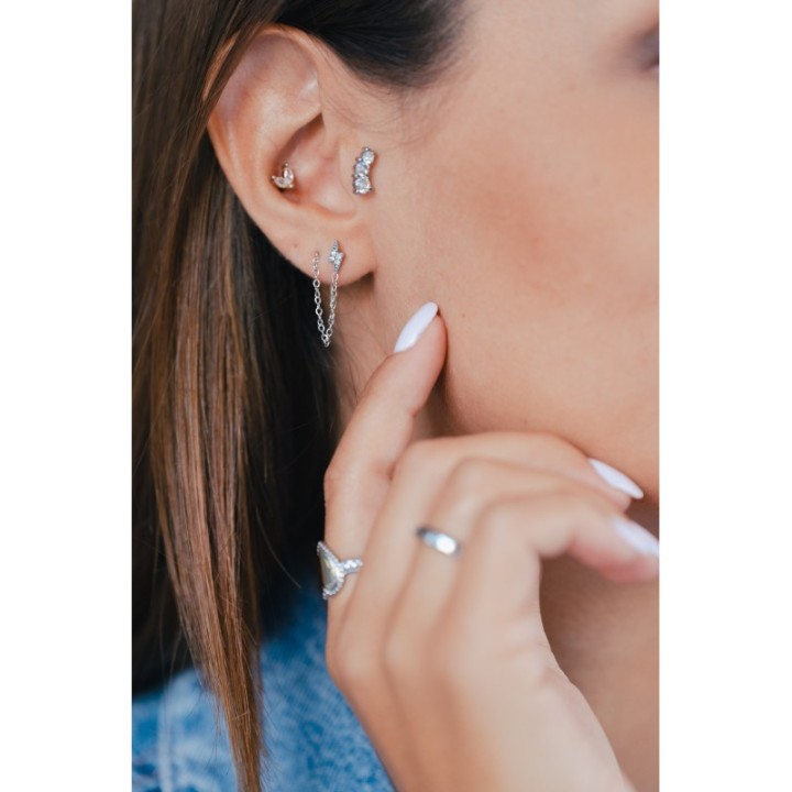 FAUX PIERCING ETOILE ACIER INOXYDABLE SILVER PETIT PRIX