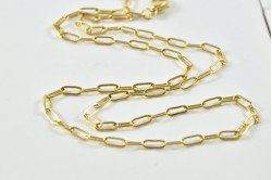 Small gold mesh chain
