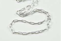 Small silver mesh chain