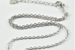 Classic silver mesh chain
