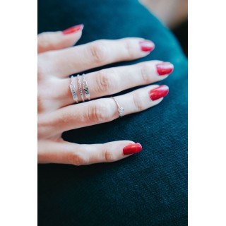 BAGUE ELASTIQUE COEUR ET ETOILE ACIER INOXYDABLE GOLD PETIT PRIX