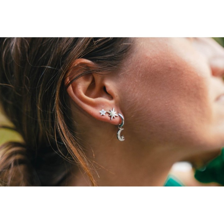 FAUX PIERCING ETOILE ACIER INOXYDABLE SILVER PETIT PRIX