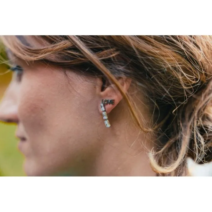 PUCE LOVE ACIER INOXYDABLE SILVER PETIT PRIX