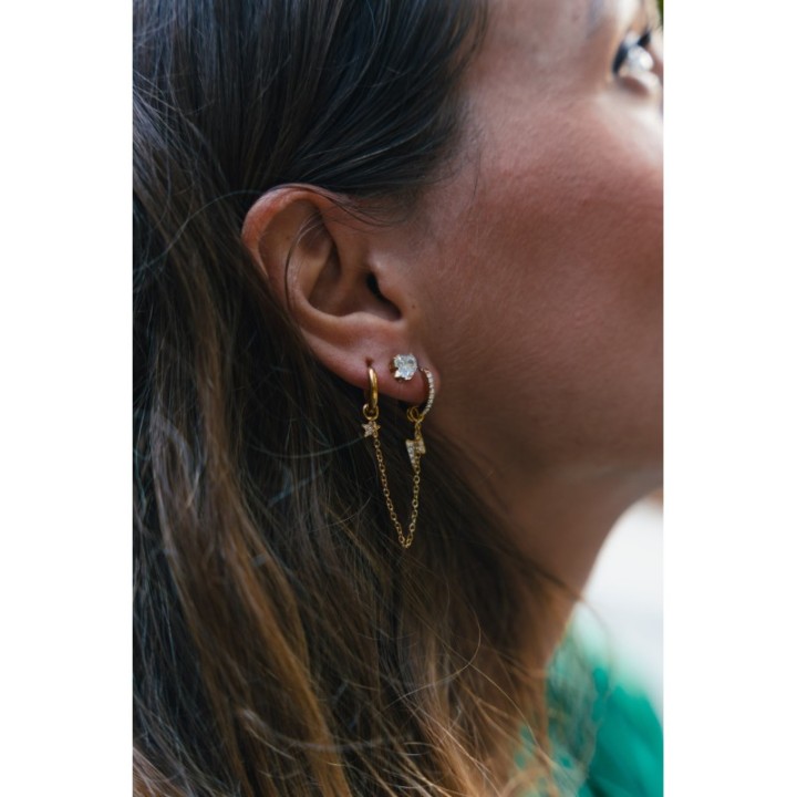 FAUX PIERCING ETOILE ACIER INOXYDABLE SILVER PETIT PRIX