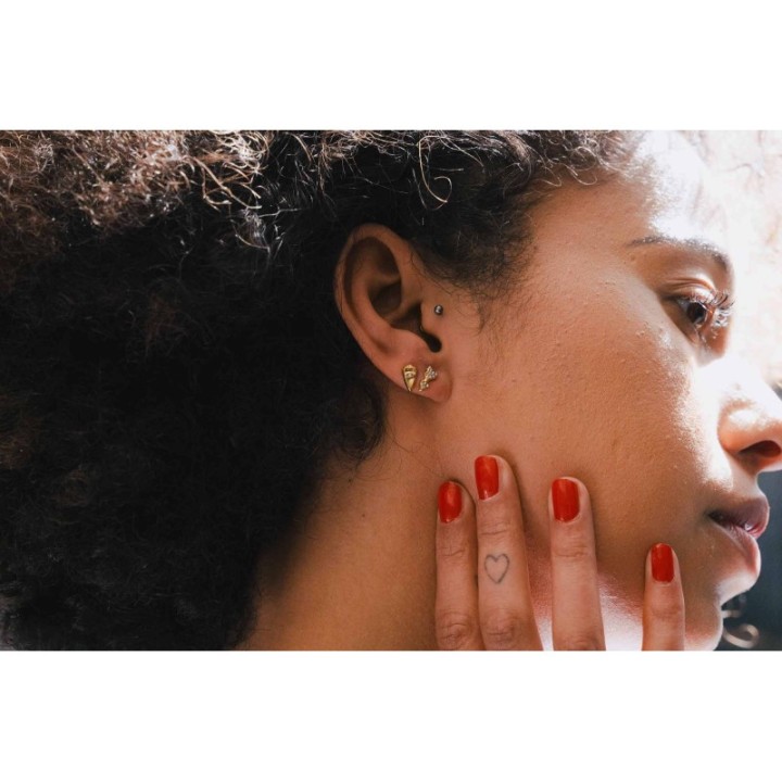FAUX PIERCING ETOILE ACIER INOXYDABLE SILVER PETIT PRIX