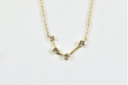 Aquarius stars necklace