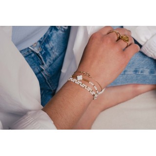 BRACELET CONSTELLATION POISSON ACIER INOXYDABLE GOLD PETIT PRIX