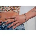 BRACELET GROSSE MAILLE ACIER INOXYDABLE SILVER PETIT PRIX