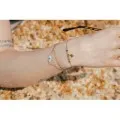 BRACELET OEIL OVALE ACIER INOXYDABLE GOLD PETIT PRIX