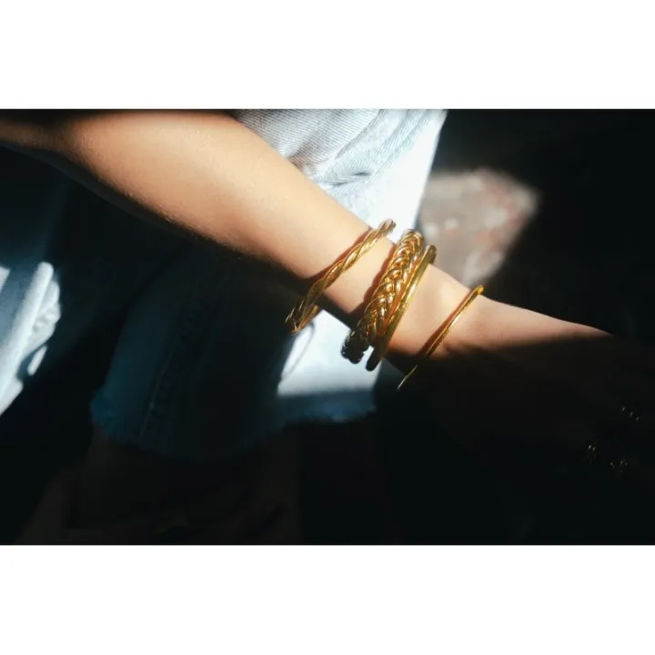 JONC BOUDDHISTE TIBETAINS KUMLAI ROSE GOLD PAS CHER