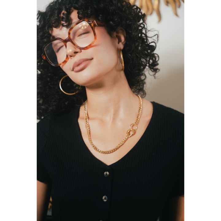 BOUCLES ANNEAUX ENTRELACES ACIER INOXYDABLE SILVER PETIT PRIX