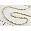 BRACELET PERLES GRIS METALLISE MEDAILLON ACIER INOX GOLD PETIT PRIX