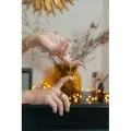 BRACELET MAILLE COEURS ET RONDS ACIER INOXYDABLE GOLD PETIT PRIX