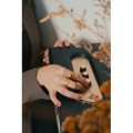 BAGUE DEUX ANNEAUX ET TIGE ACIER INOXYDABLE GOLD PETIT PRIX