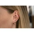 CREOLE STRASS FLEUR STRASS ACIER INOXYDABLE GOLD PETIT PRIX