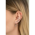 PIERCING LIGNE TROIS STRASS ACIER INOXYDABLE SILVER PETIT PRIX