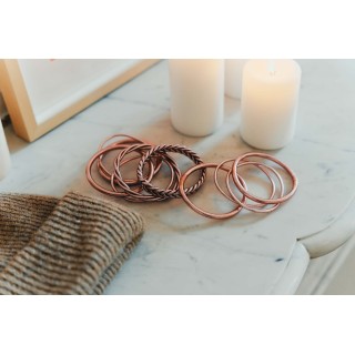 JONC BOUDDHISTE TIBETAINS KUMLAI ROSE GOLD PAS CHER