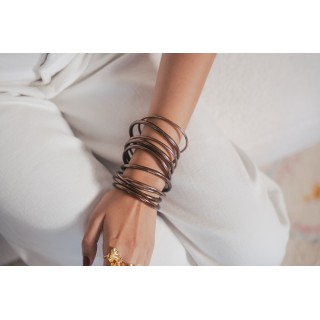 JONC BOUDDHISTE TIBETAINS KUMLAI ROSE GOLD PAS CHER