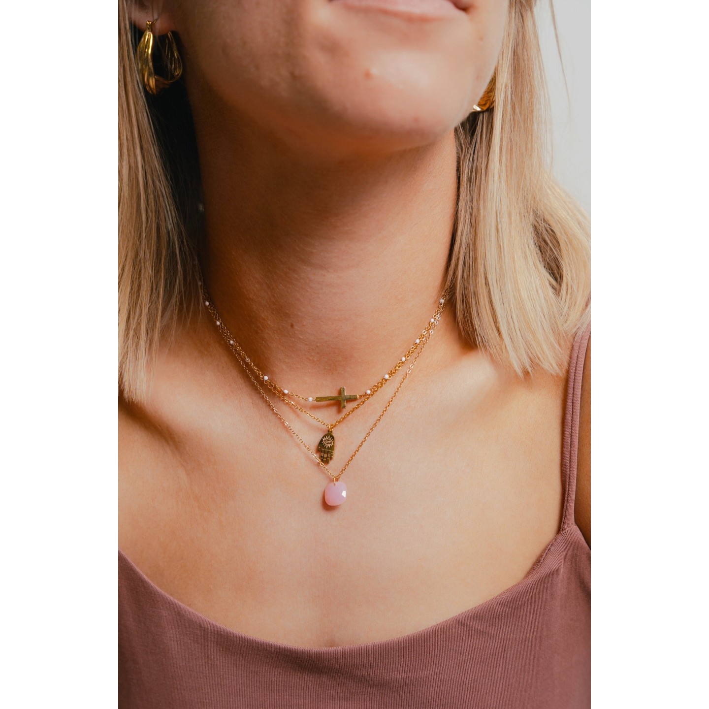 Collier Numéro D'ange En Acier Inoxydable - Pendentif Carré Numérologie, Unisexe, Cadeau Spirituel