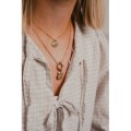 COLLIER COQUILLAGE ACIER INOXYDABLE GOLD PETIT PRIX