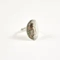 BAGUE RONDE MEDAILLE ACIER INOXYDABLE SILVER PETIT PRIX
