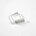 BAGUE BARILLET ACIER INOXYDABLE SILVER PETIT PRIX
