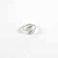 BAGUE ELASTIQUE COEUR ET ETOILE ACIER INOXYDABLE GOLD PETIT PRIX