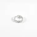 BAGUE ELASTIQUE COEUR ET ETOILE ACIER INOXYDABLE GOLD PETIT PRIX