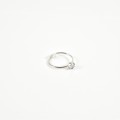 BAGUE ELASTIQUE COEUR ET ETOILE ACIER INOXYDABLE GOLD PETIT PRIX
