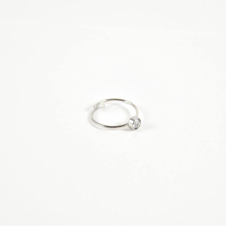 BAGUE ELASTIQUE COEUR ET ETOILE ACIER INOXYDABLE GOLD PETIT PRIX