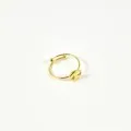 BAGUE GRAIN DE CAFE ACIER INOXYDABLE GOLD PETIT PRIX