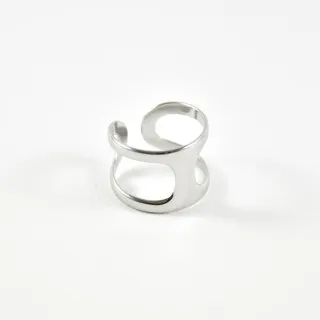 BAGUE ELASTIQUE COEUR ET ETOILE ACIER INOXYDABLE GOLD PETIT PRIX