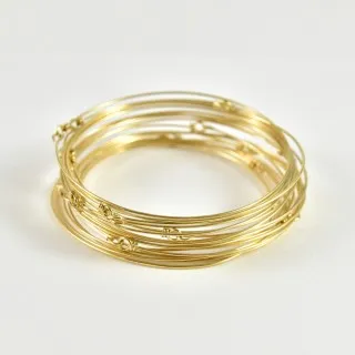 JONC FIN ACIER INOXYDABLE GOLD PETIT PRIX