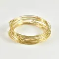 JONC FIN ACIER INOXYDABLE GOLD PETIT PRIX