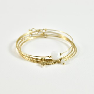 SEMAINIER GOLD ET BLANC ACIER INOXYDABLE GOLD PETIT PRIX