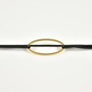 BRACELET CORDON ET OVALE ACIER INOXYDABLE GOLD PETIT PRIX
