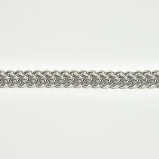 BRACELET GROSSE MAILLE PLATE ACIER INOXYDABLE SILVER PETIT PRIX