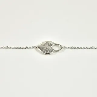 BRACELET COEUR AMOUR ACIER INOXYDABLE SILVER PETIT PRIX