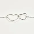 BRACELET PERLES GRIS METALLISE MEDAILLON ACIER INOX GOLD PETIT PRIX