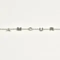 BRACELET AMOUR STRASS ACIER INOXYDABLE SILVER PETIT PRIX
