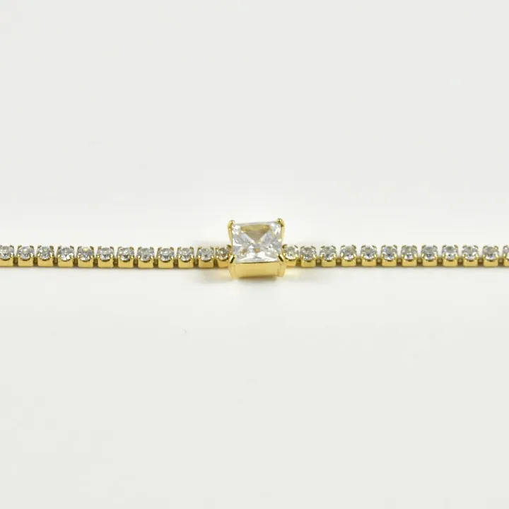 BRACELET PERLES GRIS METALLISE MEDAILLON ACIER INOX GOLD PETIT PRIX