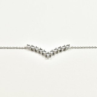 BRACELET PERLES GRIS METALLISE MEDAILLON ACIER INOX GOLD PETIT PRIX