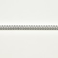 BRACELET PERLES GRIS METALLISE MEDAILLON ACIER INOX GOLD PETIT PRIX