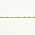 BRACELET PERLES VERT CLAIR ACIER INOXYDABLE GOLD PETIT PRIX